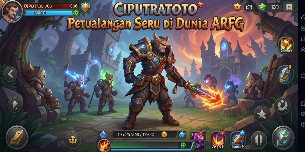 Tampilan gameplay seru dan menegangkan dalam CIPUTRATOTO.
