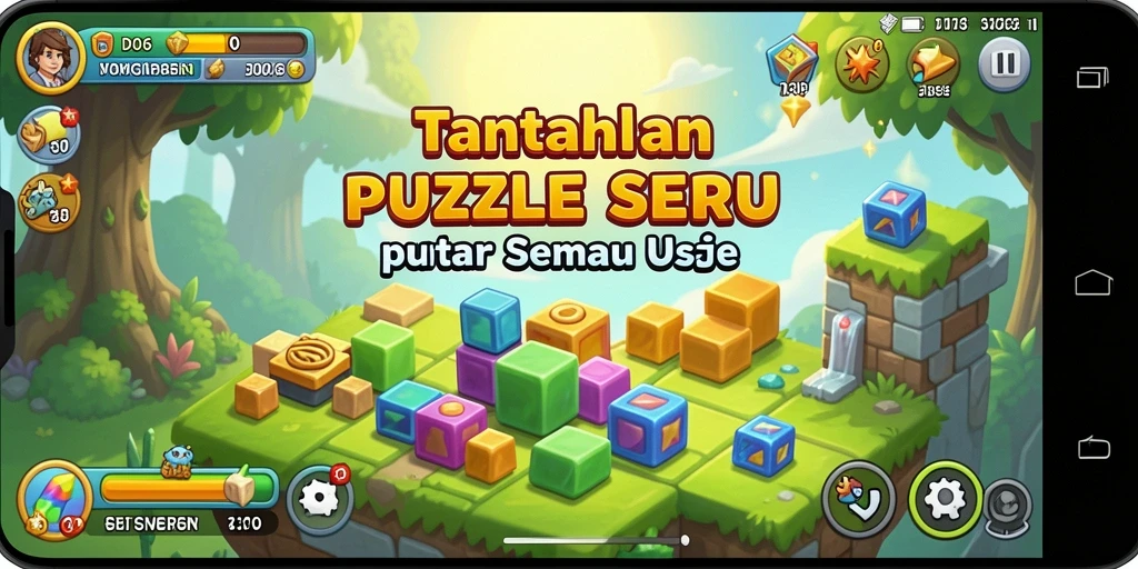 Tampilan gameplay D06 yang memikat dengan puzzle menantang.