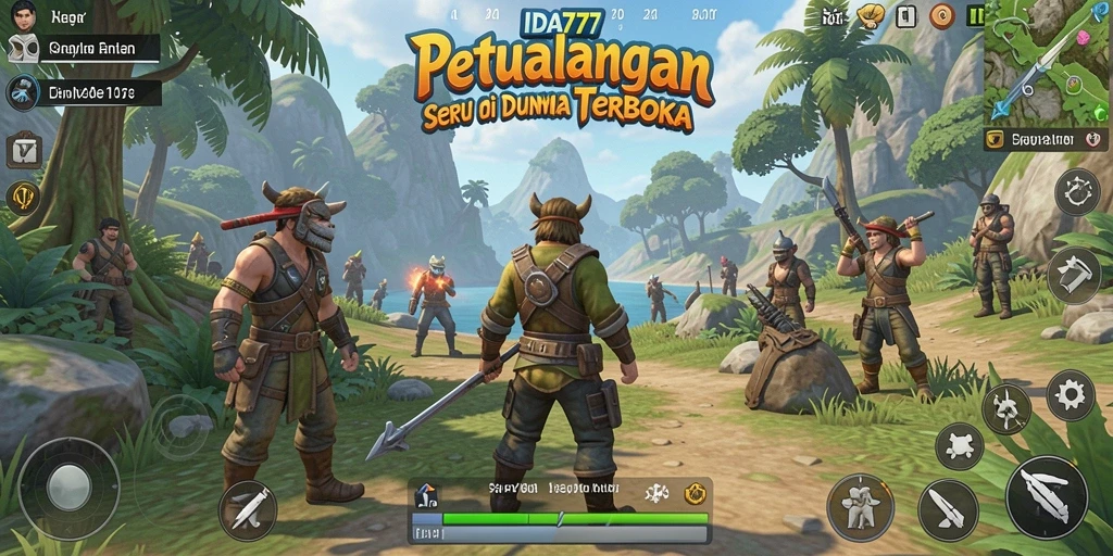 Screenshot IDA777 menampilkan momen eksplorasi seru di dunia terbuka.