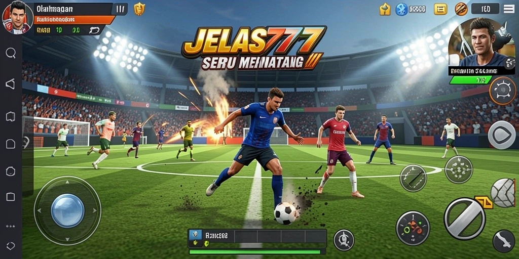 Screenshot gameplay JELAS777 yang menampilkan aksi olahraga seru.