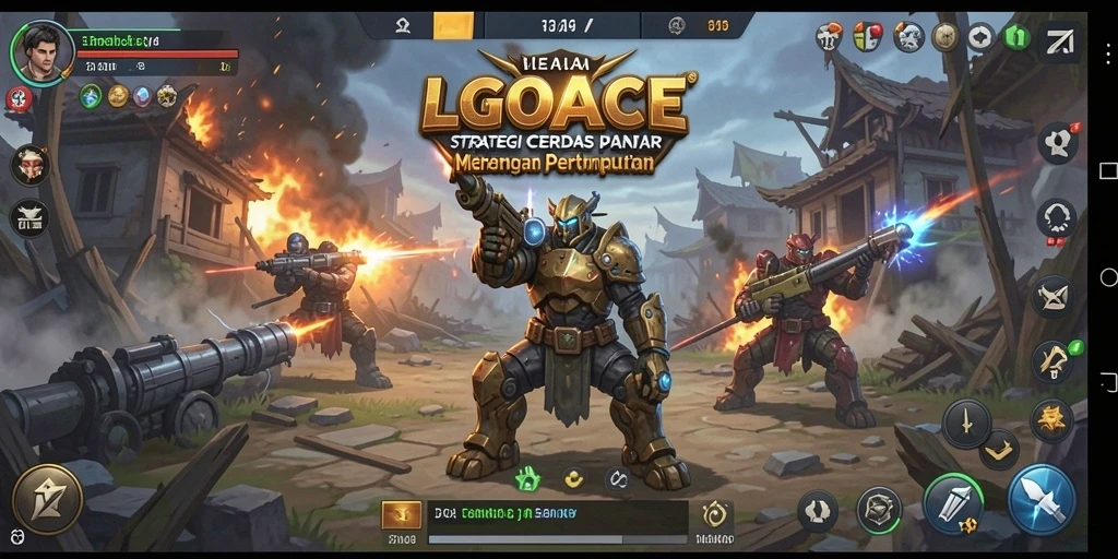 Tampilan gameplay mendebarkan dari LGOACE dengan taktik yang menarik.