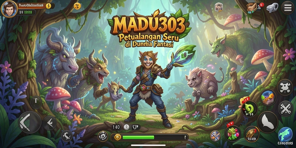 Tampilan gameplay seru dalam petualangan yang menakjubkan.