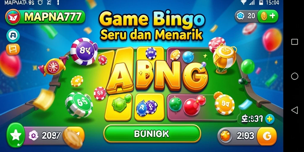 Tampilan gameplay MAPNA777 yang menarik saat bermain Bingo.