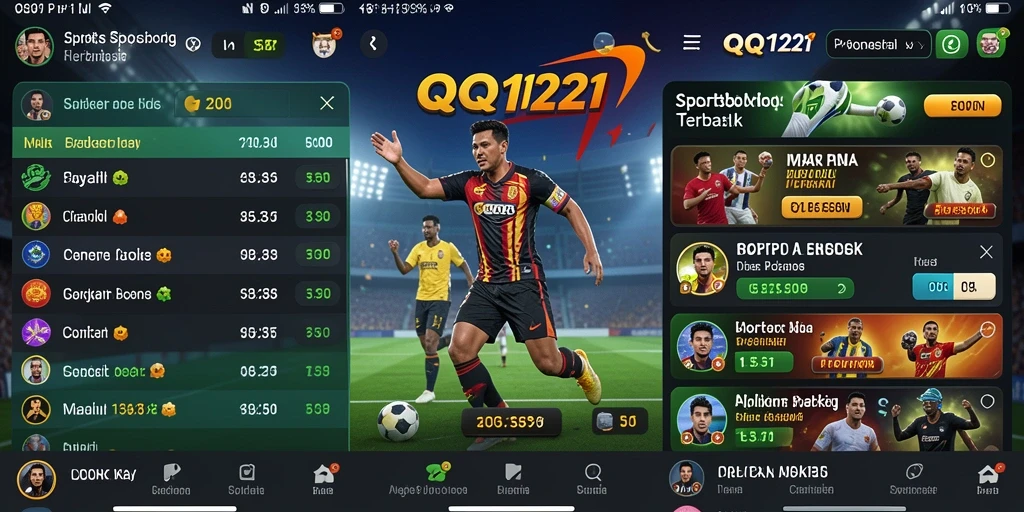 Tampilan menarik dari gameplay Sportsbook di QQ1221.