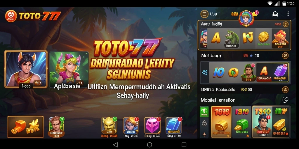 Tampilan antarmuka utama TOTO777 yang memudahkan penggunaan.